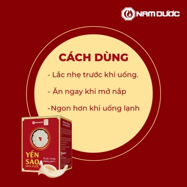Combo 10 hộp Yến sào Nam Dược Tổ yến chưng đường phèn 70ml - Giá ưu đãi 296.080₫ 3