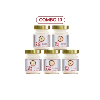 Combo 10 hộp Yến sào Nam Dược Tổ yến chưng đường phèn 70ml - Giá ưu đãi 296.080₫ 10