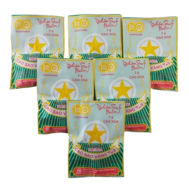 Combo 10 Hũ Cao Sao Vàng (Golden Star Balm) Dược TW3 3gr - Giảm còn 69.000₫ 3