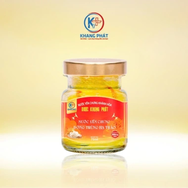 Combo 10 hũ Tổ Yến Chưng Đông Trùng Hạ Thảo 386mg Dược Khang Phát Tăng Cường Sức Khỏe 149.000 VND
