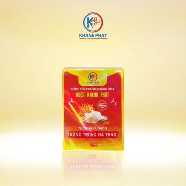 Combo 10 hũ Tổ Yến & Trùng Hạ Thảo 386mg Dược Khang Phát - Bổ Dưỡng Tăng Cường Sức Khỏe 70ml