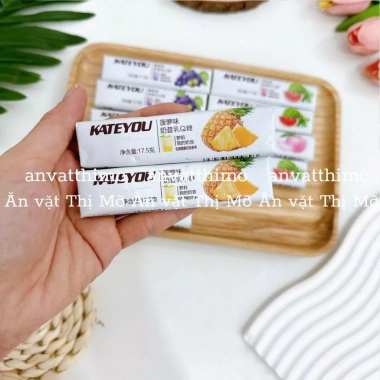 Combo 10 Kẹo Sữa Chua Hoa Quả Kate You - Kẹo Mềm Trái Cây 17g Giá 27.000₫