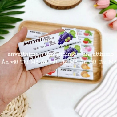 Combo 10 Kẹo Sữa Chua Hoa Quả Kate You - Kẹo Mềm Trái Cây 17g Giá 27.000₫