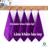 Combo 10 khăn 30x30cm đa năng: làm nail, móng, lau tay, xe, bếp, mềm mịn, siêu thấm, có móc treo - 54.900 VND 3