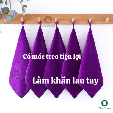 Combo 10 khăn 30x30cm đa năng: làm nail, móng, lau tay, xe, bếp, mềm mịn, siêu thấm, có móc treo - 54.900 VND 3 Combo 10 khăn 30x30cm đa năng: làm nail, móng, lau tay, xe, bếp, mềm mịn, siêu thấm, có móc treo - 54.900 VND 3