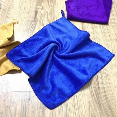 Combo 10 khăn 30x30cm đa năng làm nail, móng, lau tay, xe, bếp - mềm mịn, siêu thấm hút, không đổ lông, có móc treo