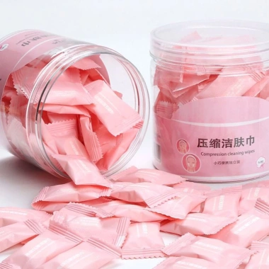 Combo 10 Khăn giấy nén rửa mặt tẩy trang dạng viên kẹo - Tiện lợi khi du lịch, học, làm, giá chỉ 15.000đ