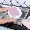 Combo 10 Khăn Lau Bếp 2 Mặt Đa Năng Siêu Thấm Hút Lau tay, bát đĩa, giá 9.800 VNĐ 6