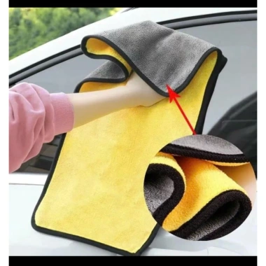 Combo 10 khăn lau đa năng 30x30 dày 2 mặt Vàng Xám – Thấm hút tốt, lau xe, bếp, đồ câu – Giá chỉ 35.000đ 4