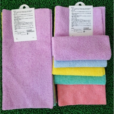 Combo 10 khăn lau đa năng microfiber cao cấp WIPERS 5 màu 25x25cm CONDOR giá ưu đãi 149k