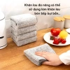 Combo 10 Khăn Lau Vuông Mềm Mịn, Thấm Hút Tốt, 2 Mặt Than Tre Đa Năng Lau Sạch