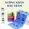 Combo 10 khăn microfiber 35x75 in hình, thấm hút nhanh, không rụng lông, 120k
