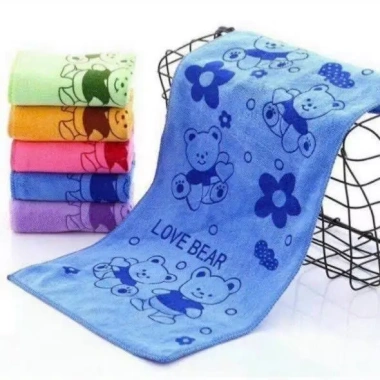 Combo 10 khăn microfiber 35x75 in hình, thấm hút nhanh, không rụng lông, 120k 2 Combo 10 khăn microfiber 35x75 in hình, thấm hút nhanh, không rụng lông, 120k 2