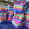 Combo 10 khăn microfiber 35x75 in hình, thấm hút nhanh, không rụng lông, 120k 5