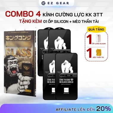 Combo 10 kính cường lực iPhone nano, tương thích iPhone 7‑17 Pro/Max, giảm giá