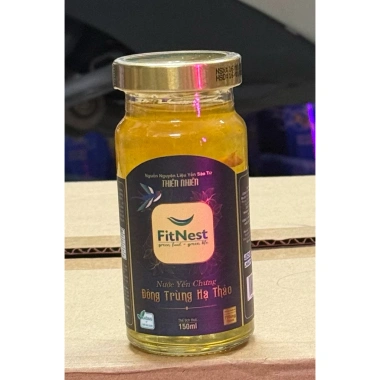 Combo 10 lọ Fitnest Yến chưng đông trùng hạ thảo 770mg 100ml - 199.000 VND