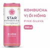 Combo 10 lon Star Kombucha 250ml 6 vị cam đào, vải kiwi, ổi hồng, dâu tây, lưu đỏ, atiso đỏ - Giá 399.000₫ 2