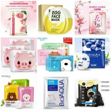 Combo 10 Mặt Nạ Giấy Bioaqua – Dưỡng Da Cao Cấp Nội Địa Trung, Giá 28,272 VND