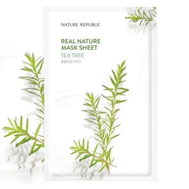 Combo 10 Mặt Nạ Giấy Nature Republic Real Nature Tea Tree 23ml - Cấp Ẩm, Giảm Mụn, Se Khít Lỗ Chân Lông - Giá 171.500₫
