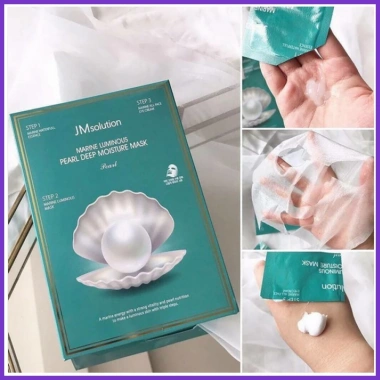 Combo 10 Mặt Nạ JMSolution Chiết Xuất Ngọc Trai - Dưỡng ẩm, Da căng bóng, giảm giá 19.9k