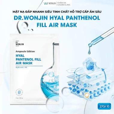 Combo 10 Mặt Nạ Siêu Tinh Chất DR WonJin Ampoule - Dưỡng ẩm Hyal Panthenol, chỉ 205.000₫