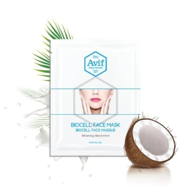 Combo 10 Mặt Nạ Sinh Học Avif Biocell Dưỡng Trắng Da Giá chỉ 255.000₫