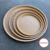 Combo 10 mẹt bún giả mây tre đan đa size 28-34-42-52cm - đựng bún, đậu, đồ ăn vặt, mẹt gà - Nhựa Song Long