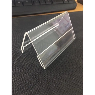 Combo 10 Mica 5.5x9cm 2 Mặt Gài Menu - Quảng Cáo, Thông Tin, Chức Danh - Giá 115k - Văn Phòng Thu