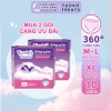 Combo 10 miếng băng vệ sinh quần Tushie Treats M-2XL mềm mịn không cộm không lộ viền