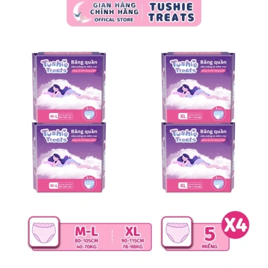 Combo 10 miếng băng vệ sinh quần Tushie Treats M-2XL mềm mịn không cộm không lộ viền 11 Combo 10 miếng băng vệ sinh quần Tushie Treats M-2XL mềm mịn không cộm không lộ viền 11