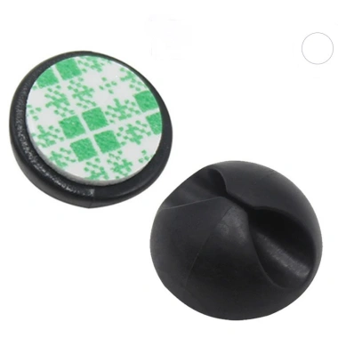 Combo 10 miếng dán giữ dây cáp sạc USB mini - Kẹp giữ dây sạc màu đen, Giá 26.000đ