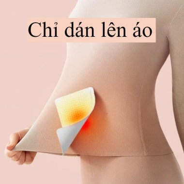Combo 10 Miếng Dán Giữ Nhiệt Cơ Thể - Sưởi Ấm Đèn Đỏ, Chỉ 30.000, Giá gốc 36.000