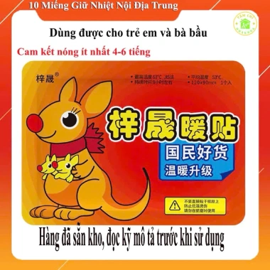Combo 10 Miếng Dán Giữ Nhiệt Con Chuột Túi Date 2.027 Camket Nóng Giá Sỉ 33.150 VND