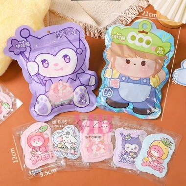 Combo 10 miếng dán giữ nhiệt - Giảm đau bụng kinh, ngải cứu, gừng ấm áp, chỉ 45.000đ