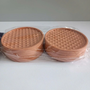 Combo 10 miếng Đế lót Ly Cốc Nhựa Dẻo Gai Chống Trượt ĐK 9cm Giá chỉ 58.000₫