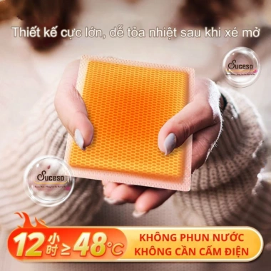 Combo 10 Miếng Giữ Nhiệt Cầm Tay WECAN & SUCESO - Túi Sưởi Ấm Tay Dùng Một Lần, Chống Lạnh, 59.000 VNĐ