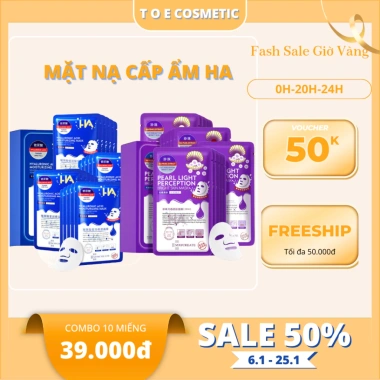 Combo 10 miếng Mặt nạ HA MayCreate - Da mịn, Trắng sáng, Giảm thâm sạm 55.000₫