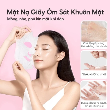 Combo 10 miếng Mặt nạ HA MayCreate - Da mịn, Trắng sáng, Giảm thâm sạm 55.000₫ 2 Combo 10 miếng Mặt nạ HA MayCreate - Da mịn, Trắng sáng, Giảm thâm sạm 55.000₫ 2