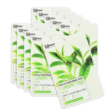 Combo 10 miếng Mặt Nạ Trắng Da Benew Natural Herb Hàn Quốc - Giá ưu đãi 98.000₫ 10