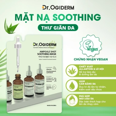 Combo 10 Miếng Mặt Nạ Vải Dr.Ogiderm Ampoule Shot Dưỡng Sáng Cấp Ẩm Chống Lão Hoá 179k 5