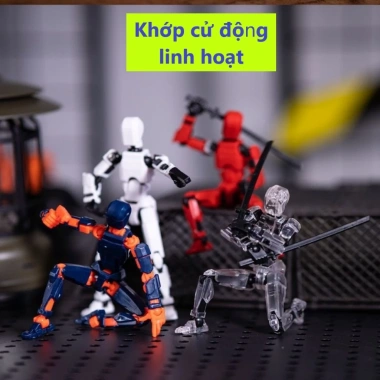 Combo 10 mô hình robot Dummy 13 - phụ kiện thay thế, khớp cổ động linh hoạt, chỉ 45.000₫