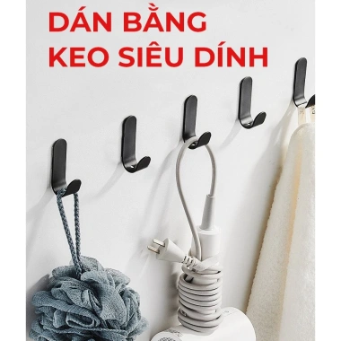 Combo 10 Móc Chữ J Dán Tường, Treo Đồ Chịu Lực 10kg - Giá 29.000₫ 2