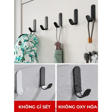 Combo 10 Móc Chữ J Dán Tường, Treo Đồ Chịu Lực 10kg - Giá 29.000₫ 4