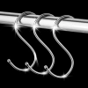 Combo 10 móc chữ S đầu tròn inox, giá sỉ 7.500 - siêu chắc treo quần áo 2