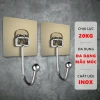 Combo 10 móc dán tường EMOMART inox 304 - keo siêu dính, chịu tới 20kg, chỉ 12.000₫