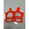 Combo 10 móc mặt gấu treo áo, đầu xoay & không xoay, cam trắng - 33.000 VND 5