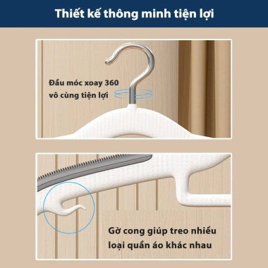 Combo 10 Móc Nhựa Handobox Chống Trượt Đa Năng - Treo Quần Áo, Phơi Đồ, Chống Nhăn, Bền Cao Cấp - 25.000 VNĐ 5 Combo 10 Móc Nhựa Handobox Chống Trượt Đa Năng - Treo Quần Áo, Phơi Đồ, Chống Nhăn, Bền Cao Cấp - 25.000 VNĐ 5
