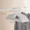 Combo 10 móc treo quần áo chống trượt nhựa HIPS bền bỉ chịu nặng - Giá 120.000₫ 5