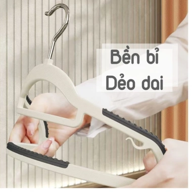 Combo 10 móc treo quần áo đa năng, đầu móc xoay 360, chống trượt, nhựa TPE cao cấp - Giá ưu đãi 19.502₫ 6
