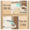 Combo 10 móc treo quần áo đa năng, đầu móc xoay 360, chống trượt, nhựa TPE cao cấp - Giá ưu đãi 19.502₫ 7